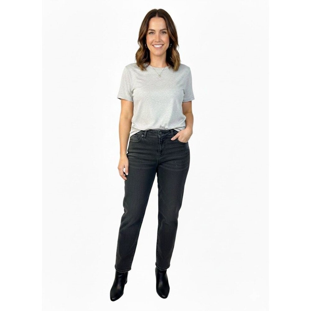 Liverpool Sadie Straight Jeans Black Size 10